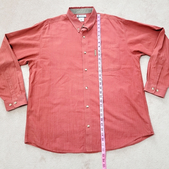 Columbia Casual Button Up shirt mens size XL Long Sleeve 100% Cotton - Picture 9 of 9